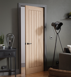 LPD Belize Oak Internal FD30 Fire Door - Unfinished