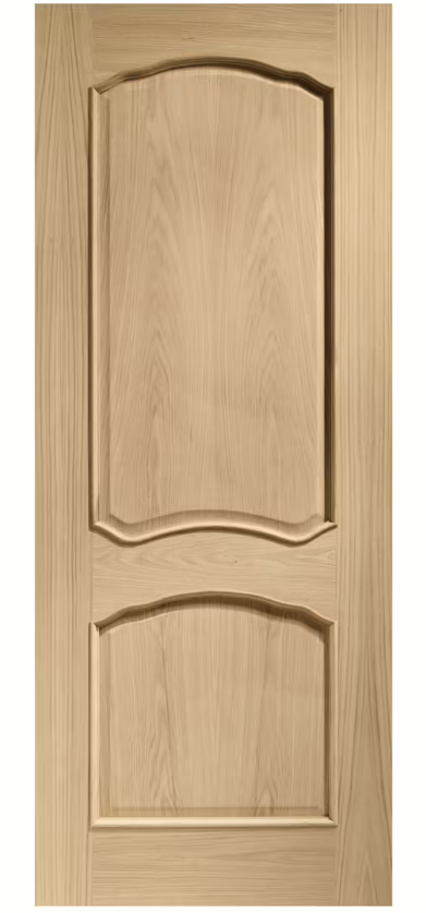 XL Joinery Louis Traditional Oak FD30 Fire Door - Unfinished