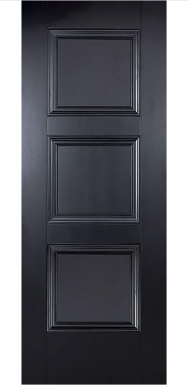 LPD Amsterdam Traditional Black Primed Internal Door