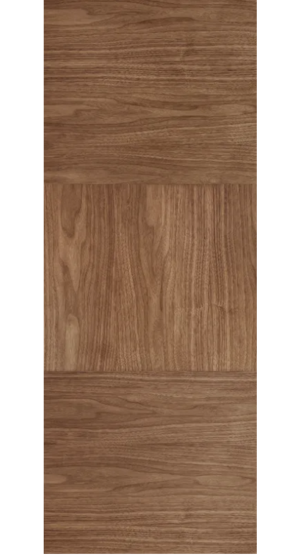 LPD Tres Walnut Veneer FD30 Fire Door - Pre Finished