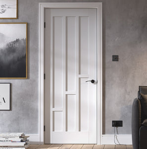 LPD Coventry White Primed 6 Panel Internal Door
