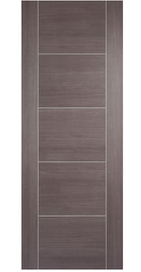 LPD Vancouver Medium Grey Laminate Internal Door - Fully Finished