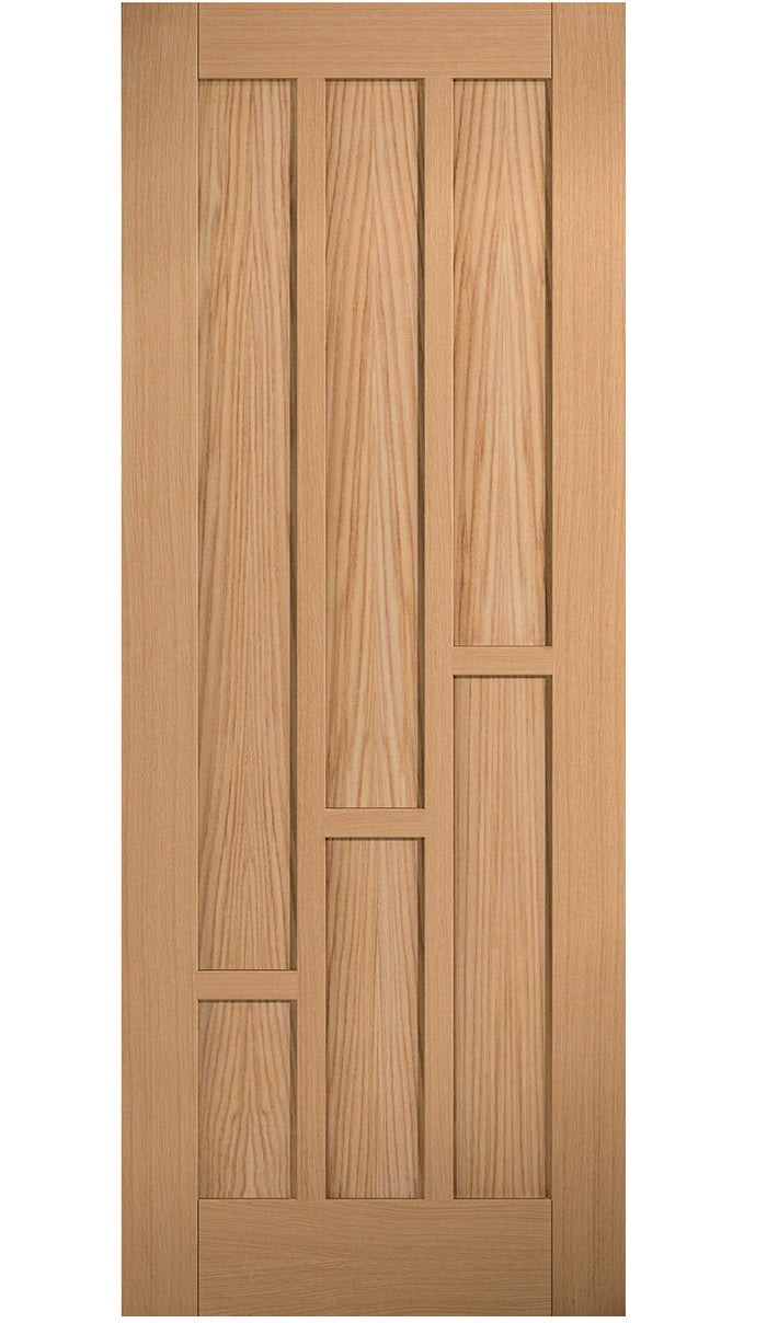 LPD Coventry 6 Panel Oak Internal Door - Unfinished