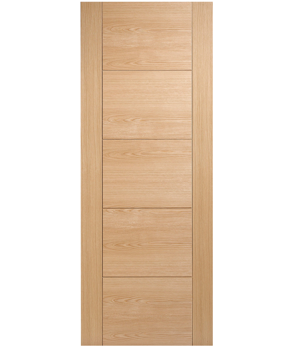 LPD Vancouver 5 Panel Oak FD60 Fire Door - Pre Finished