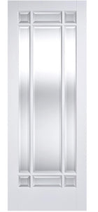 LPD Manhattan Glazed White Primed Internal Door