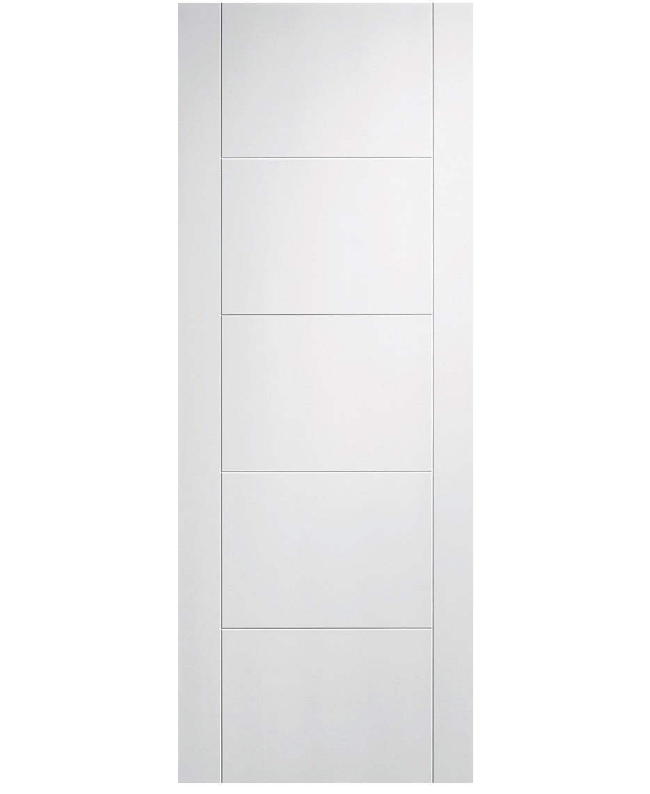 LPD Vancouver White Primed 5 Panel FD30 Fire Door