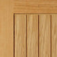 JB Kind Thames Oak 5 Panel FD30 Fire Door - Pre Finished