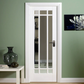 LPD Manhattan Glazed White Primed Internal Door