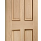 XL Joinery Victorian 4 Panel with Raised Mouldings Oak Internal Door - Unfinished