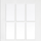 LPD SA Glazed 15L White Primed Internal Door