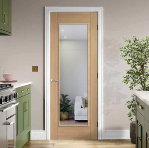 LPD Carini Glazed 1 Light Oak Internal Door - Pre Finished