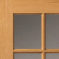 JB Kind Gisburn Glazed Oak Internal Door - Pre Finished
