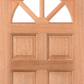 LPD Carolina 6 Panel Unglazed Hardwood External Door - Unfinished