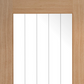 LPD Belize 1 Light Glazed Oak Internal Door - Unfinished