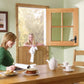 LPD Cottage Stable 4 Light Oak External Door - Unfinished