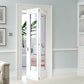LPD Shaker Style Pattern 10 Glazed White Primed Bi-Fold Door