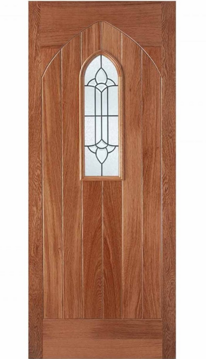 LPD Westminster Glazed Hardwood External Door - Unfinished