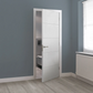 JB Kind 4 Line Horizontal Primed Moulded Internal Door