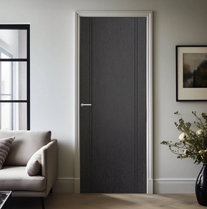 LPD Monaco Black Laminate Internal Door - Fully Finished