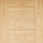 LPD Modica Oak External Door - Unfinished
