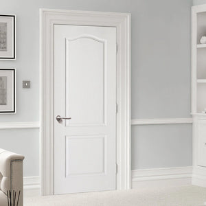 LPD Textured Classical 2 Panel White Primed FD30 Fire Door
