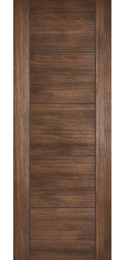 LPD Vancouver Walnut Laminate Internal Door - Fully Finished