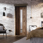 LPD Vancouver Glazed Walnut Laminate Internal Door - Fully Finished