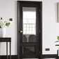 LPD Knightsbridge Glazed Black Primed Internal Door