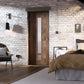 LPD Sofia Glazed 1L Walnut Veneer Internal Door - Pre Finished