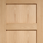 LPD Shaker Style 4 Panel Oak FD30 Fire Door - Pre Finished