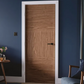 LPD Tres Walnut Veneer FD30 Fire Door - Pre Finished