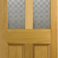 LPD Malton Unglazed 2L Oak Internal Door - Unfinished