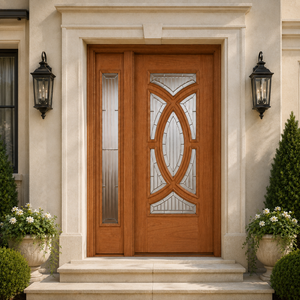 Mendes Oak Majestic External Sidelight - Unfinished