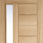 LPD Goodwood Glazed Oak External Door - Unfinished