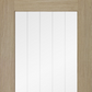 LPD Belize 1L Glazed Light Grey Oak Internal Door - Pre Finished