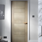 LPD Edmonton Light Grey Oak FD30 Fire Door - Pre Finished
