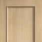 LPD Murcia 2 Panel Traditional Oak Internal Door - Pre Finished