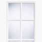 LPD Berlin 6 Light Glazed White Primed Moulded Internal Door