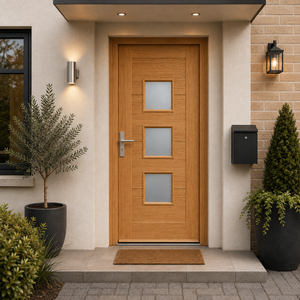 Mendes Oak Monza External Door - Unfinished