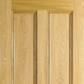 LPD 4P Oak Internal FD30 Fire Door - Unfinished