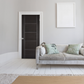 LPD Vancouver Dark Grey Laminate FD30 Fire Door - Fully Finished