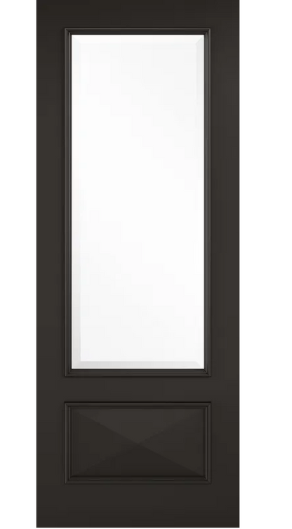 LPD Knightsbridge Glazed Black Primed Internal Door