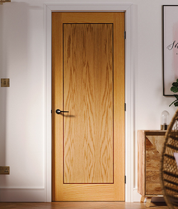 LPD Inlay Oak 1 Panel Internal Door - Pre Finished