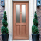 LPD Malton Frosted Glazed Dowelled Hardwood External Door - Unfinished