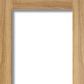 LPD Pattern 10 Clear Glazed 1L Oak Internal Door - Unfinished