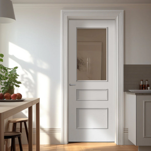 LPD Toledo Glazed Traditional White Primed Internal Door