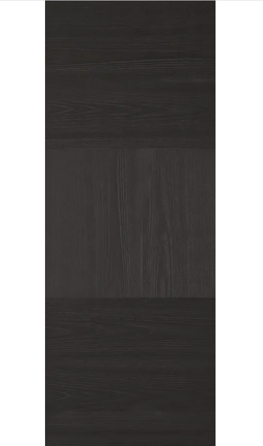 LPD Tres Charcoal Black FD30 Fire Door - Pre Finished
