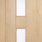 LPD Copenhagen Glazed Oak External Door - Unfinished