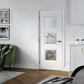 LPD Amsterdam Glazed 3L Traditional White Primed Internal Door
