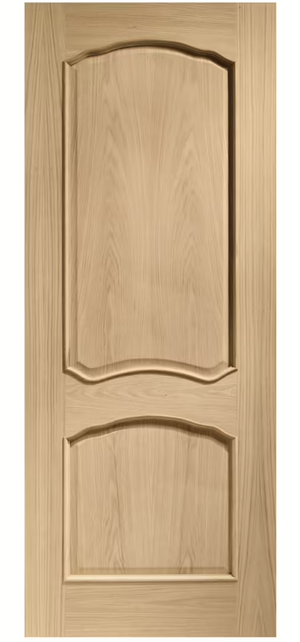 XL Joinery Louis Traditional Oak Internal Door - Unfinished